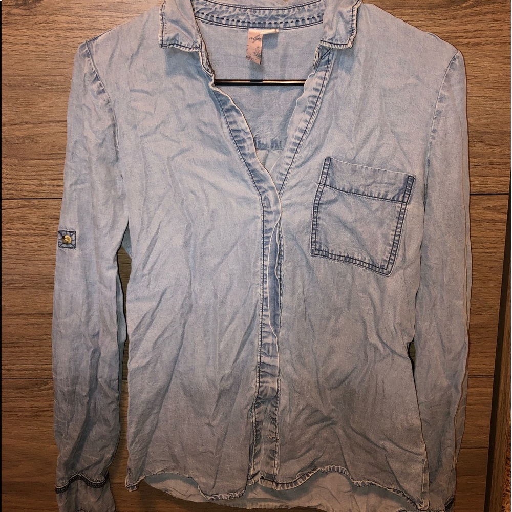 denim long sleeve